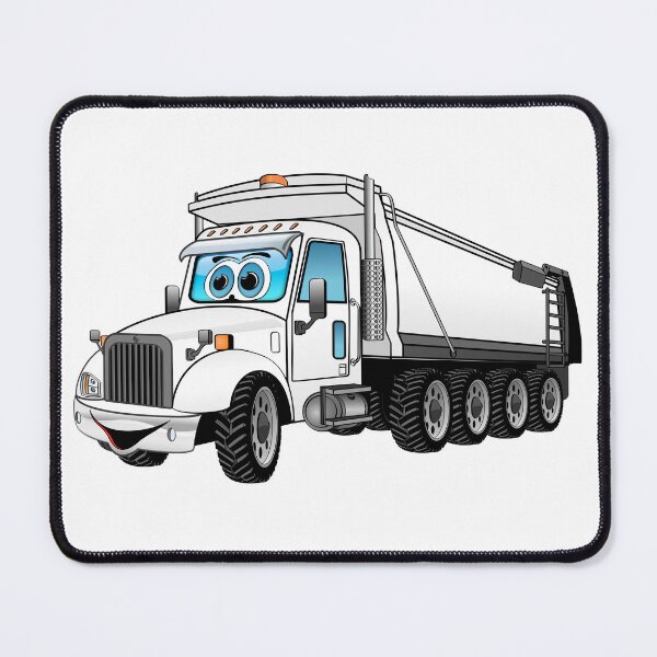 Item preview, White dump truck with a white bed designed and sold by Scott Hayes.