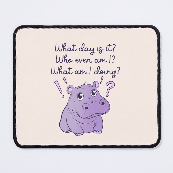 Item preview, Confused hippo designed and sold by Jess.a.creates.