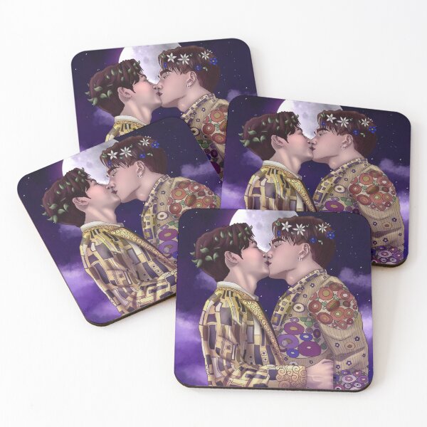 Item preview, Mew Suppasit and Tul Pakorn Mewtul fanart ninspired by the Kiss by Gustav Klimt designed and sold by jonosmatt.