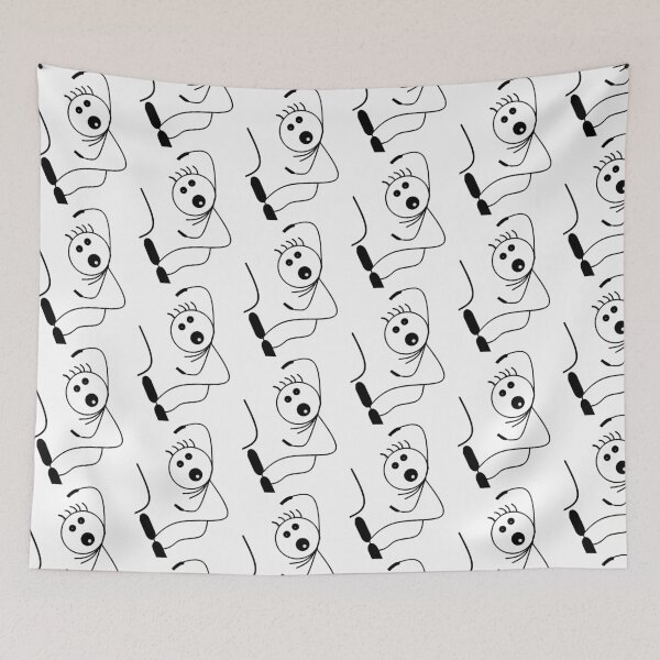 Item preview, stickman  Jumps old Face Meme designed and sold by Kimmy and Zamiah Art.