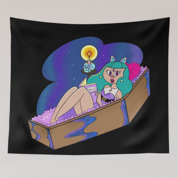 Item preview, Female Vampire in a coffin designed and sold by GreissDesign.