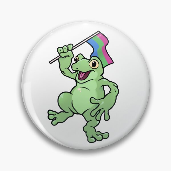 Item preview, Frog Polysexual Flag designed and sold by BlaZyRoSe.