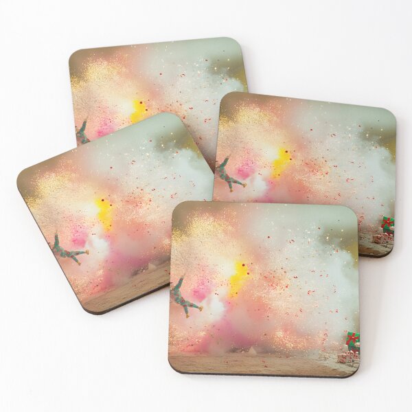 Item preview, Explosive Christmas Chaos in Vibrant Colors designed and sold by Amr Siam.