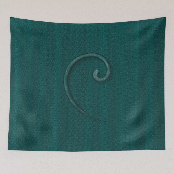 Item preview, Snake turquoise color in the form of a golden spiral designed and sold by Cherevan.