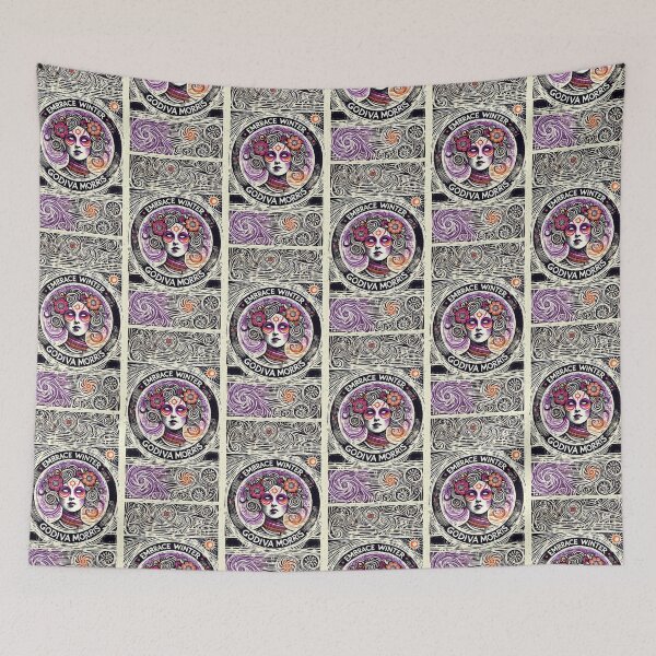Item preview, Godiva Morris - Embrace Winter designed and sold by FolkFoundry.
