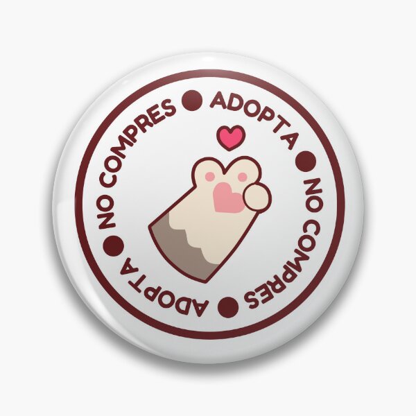 Item preview, Adopta, no compres sticker designed and sold by DesignPMG.