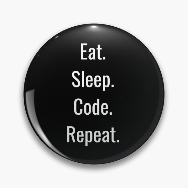 Item preview, Eat Sleep Code Repeat Design designed and sold by CraftPulse.