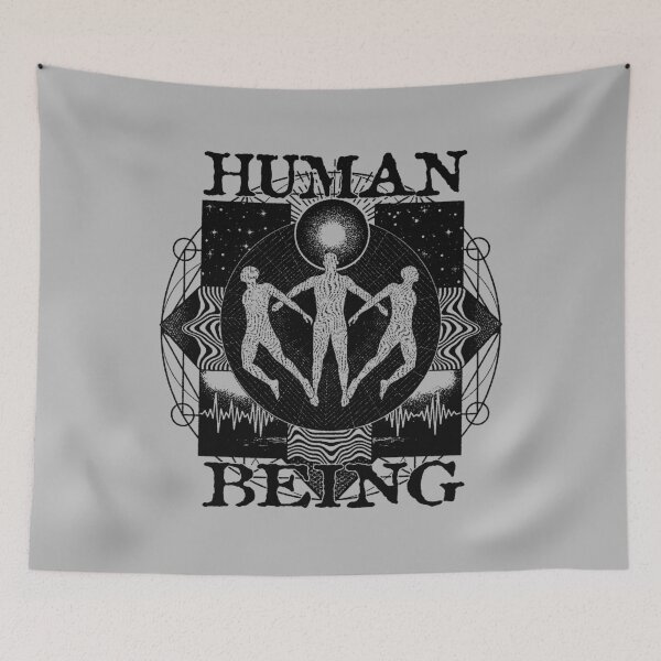 Item preview, Human Being - with text designed and sold by velagalore.