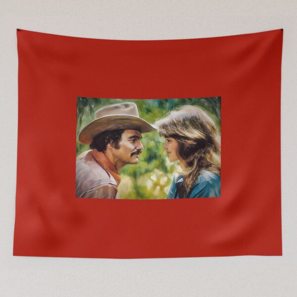 Item preview, The Bandit and The Bride - Bert Reynolds and Sally Field - Oil Painting designed and sold by deusrex007.
