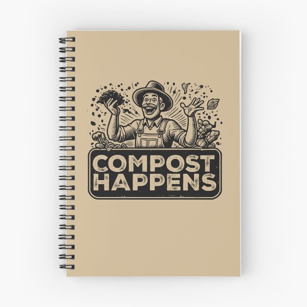 Item preview, COMPOST HAPPENS - Gardening Lover, Hobby, Gardner, Man designed and sold by Darling DeDe.