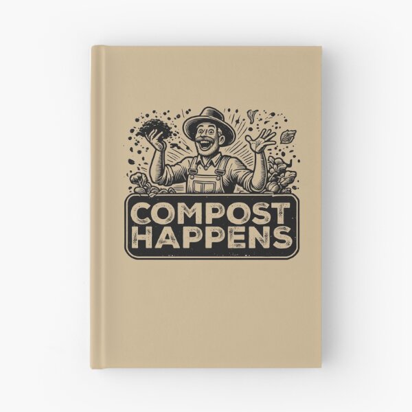 Item preview, COMPOST HAPPENS - Gardening Lover, Hobby, Gardner, Man designed and sold by Darling DeDe.