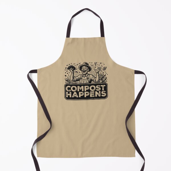 Item preview, COMPOST HAPPENS - Gardening Lover, Hobby, Gardner, Man designed and sold by Darling DeDe.