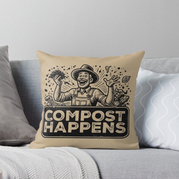 Item preview, COMPOST HAPPENS - Gardening Lover, Hobby, Gardner, Man designed and sold by Darling DeDe.