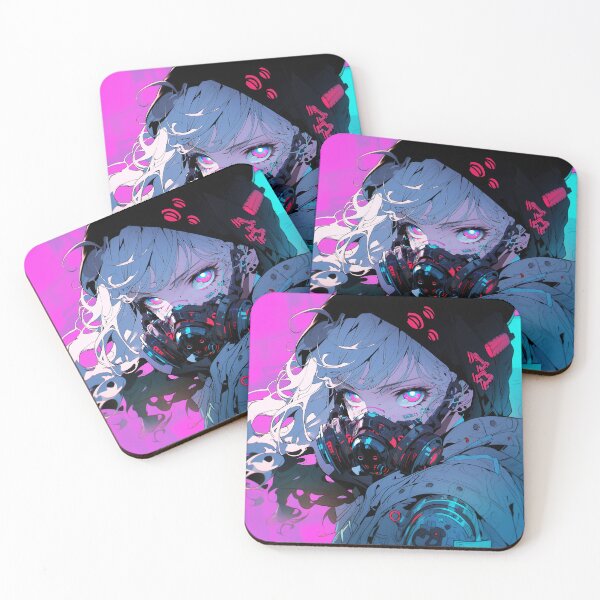 Item preview, Anime cyberpunk girl designed and sold by iWallGlow.