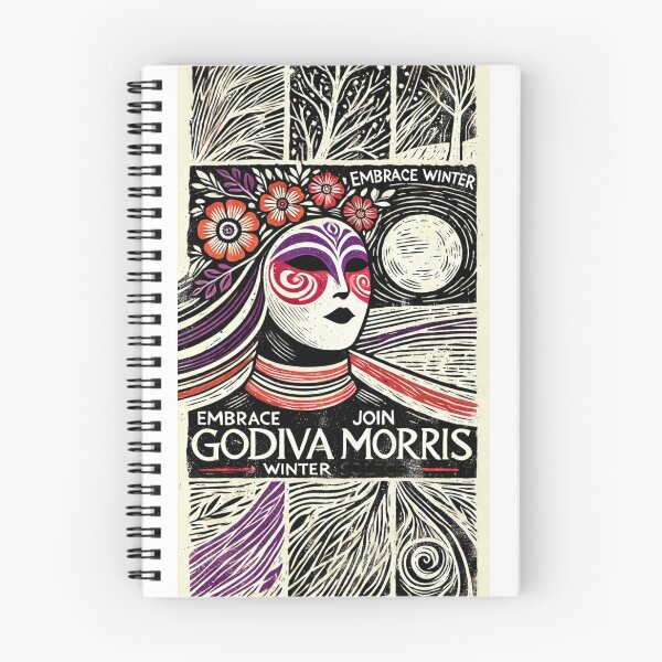 Item preview, Godiva Morris - Embrace Winter designed and sold by FolkFoundry.