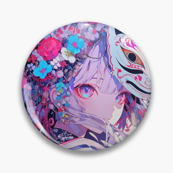 Item preview, Kitsune mask girl designed and sold by iWallGlow.