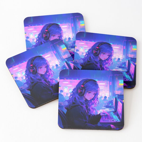 Item preview, Gamer girl anime designed and sold by iWallGlow.