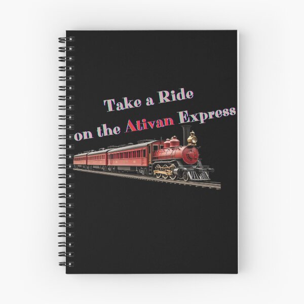 Item preview, Take a Ride on the Ativan Express designed and sold by FelkMariShop.