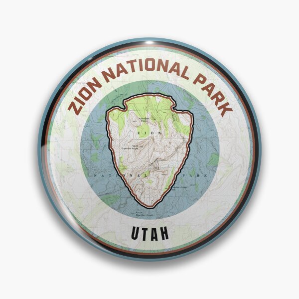Item preview, Souvenir Map - Zion National Park designed and sold by Willz Designz.
