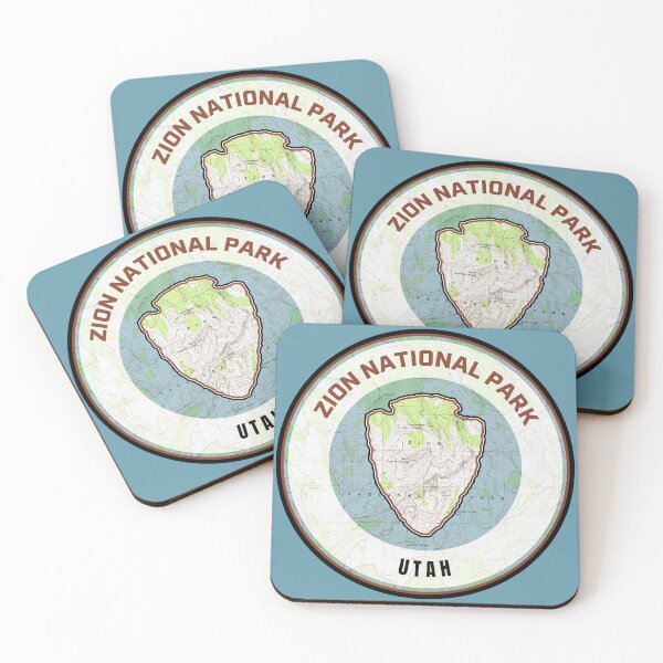 Item preview, Souvenir Map - Zion National Park designed and sold by Willz Designz.