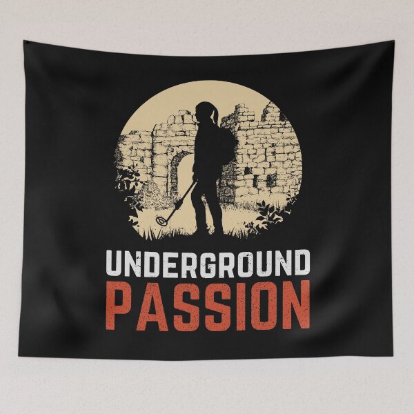 Item preview, Underground Passion Metal Detecting Adventure designed and sold by Anniko Art Studio.