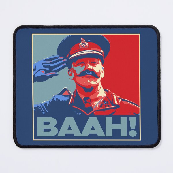 Item preview, General Melchett - Blackadder - "Baah!" designed and sold by curseofkazar.