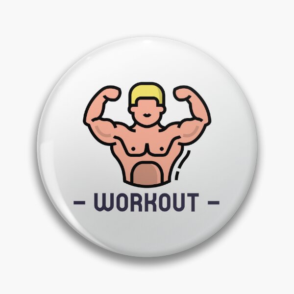 Item preview, Bold Fitness Icon - Workout Motivation Design designed and sold by ashrafzain.