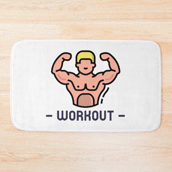Item preview, Bold Fitness Icon - Workout Motivation Design designed and sold by ashrafzain.