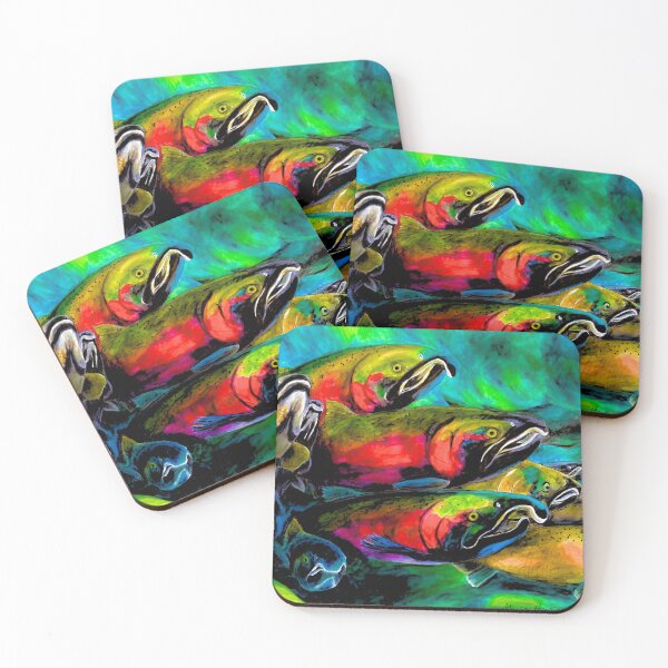 Item preview, Coho Salmon Run designed and sold by MisaHarman.