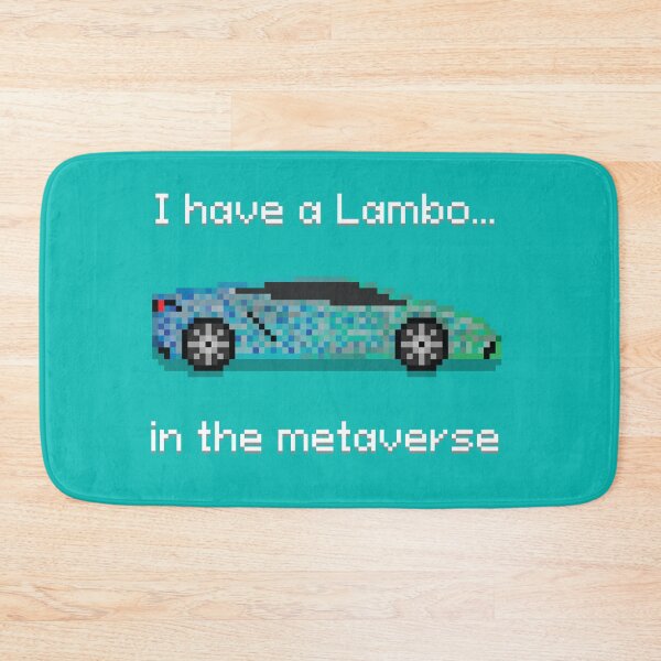 Item preview, Lambo Metaverse - Blue/Green (White Text) designed and sold by m88nlabs.