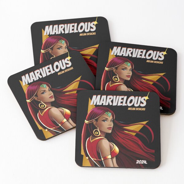 Item preview, Superhero Woman Marvelous 2024 Inspirational Red Gypsy Comic designed and sold by Melan Designs.