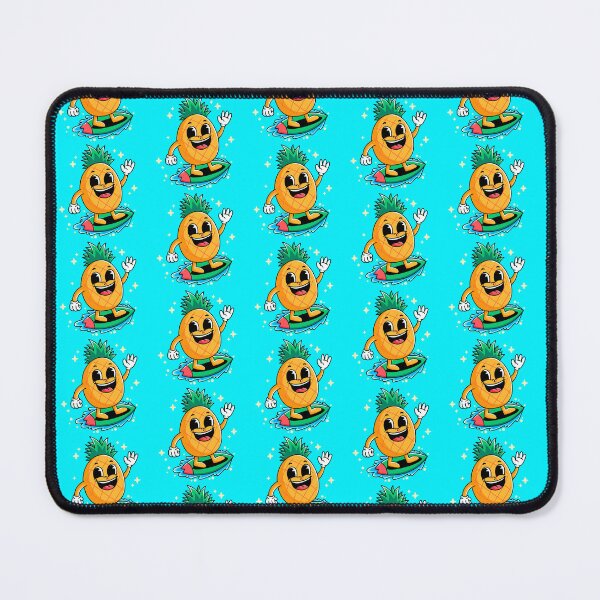 Item preview, Smiling Pineapple Waving Illustration designed and sold by crisgris1961.