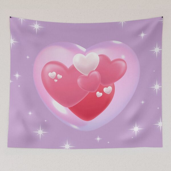 Item preview, Hearts of Soft Pastel Colors designed and sold by WhiteSoftPetals.