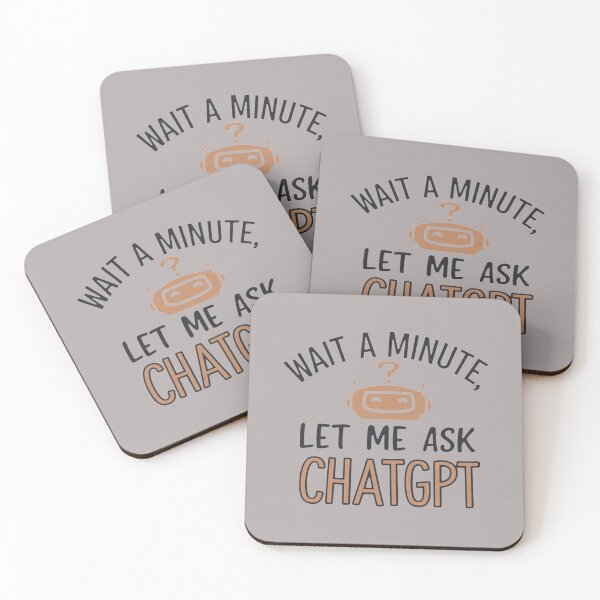 Item preview, Wait a Minute Let Me Ask Chatgpt designed and sold by artofProduct.
