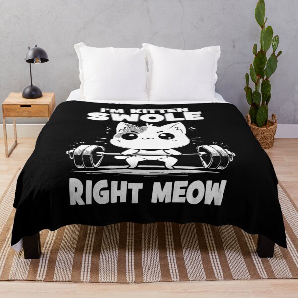 Item preview, I'm Kitten Swole Right Meow - Gym Cat Motivation designed and sold by chantastical.
