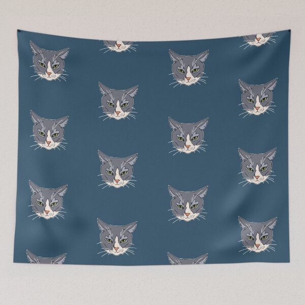 Item preview, Grey Cat Glare designed and sold by jastinamor.