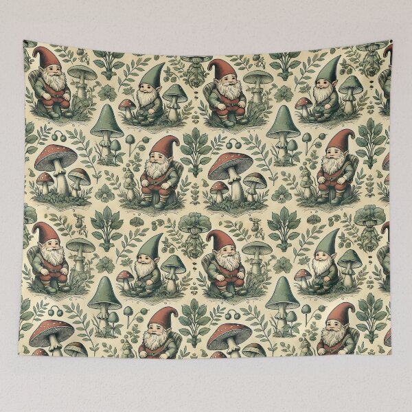 Item preview, Vintage Forest Gnomes designed and sold by DesignsbyVelvet.