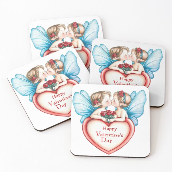 Item preview, 2 Valentine's little fairies designed and sold by Maestro-4U.