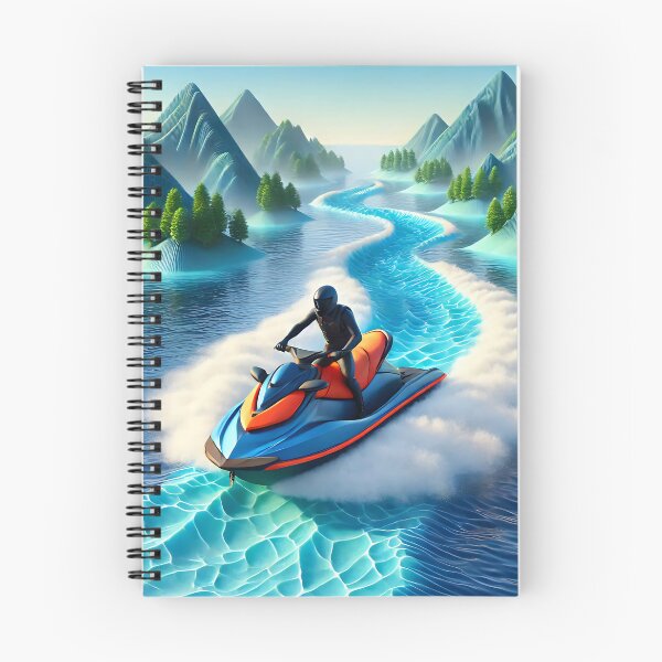 Aperçu de l'œuvre Jet ski créée et vendue par AwesomeDigiShop.