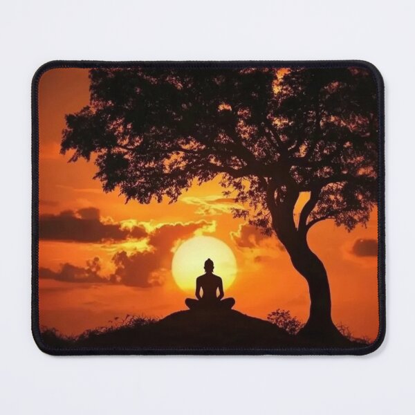 Item preview, Peaceful Sunset Meditation designed and sold by BTN by Roarberry.