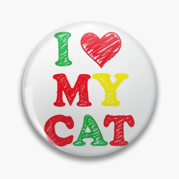 Item preview, I Love My Cat Graphic  designed and sold by MissCatDesigns.