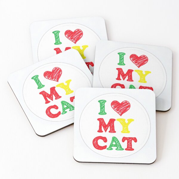 Item preview, I Love My Cat Graphic  designed and sold by MissCatDesigns.