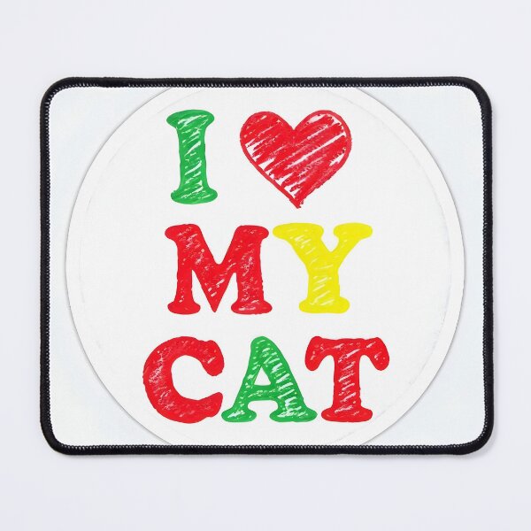 Item preview, I Love My Cat Graphic  designed and sold by MissCatDesigns.