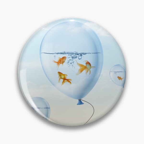 Item preview, Balloons Fish in the Sky - Surrealist Art Poster designed and sold by RonaldoMarques.