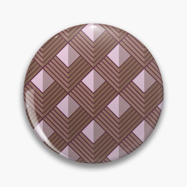 Item preview, Mid-Century Modern Half-Tone Diamonds - Mocha and Light Purple  designed and sold by IronCrip.