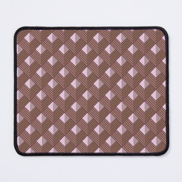 Item preview, Mid-Century Modern Half-Tone Diamonds - Mocha and Light Purple  designed and sold by IronCrip.