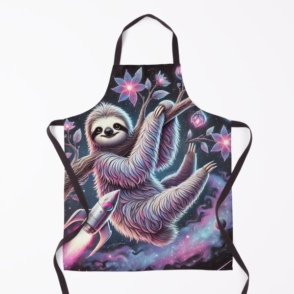Item preview, Cosmic Sloth Adventure – Galactic Whimsy in Space designed and sold by Vikingaquarist.