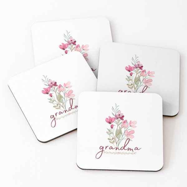 Item preview, Grandma Floral - Pink - Wild Flower Bouquet designed and sold by patternjp.