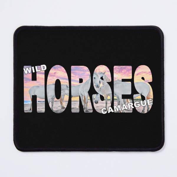 Item preview, Wild HORSES Camargue - White Horses on the Beach Sunset Pastels designed and sold by Adam Gormley.