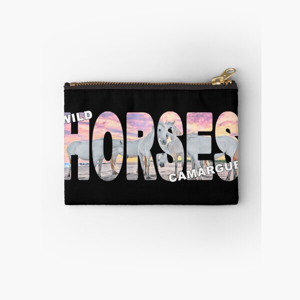 Item preview, Wild HORSES Camargue - White Horses on the Beach Sunset Pastels designed and sold by Adam Gormley.